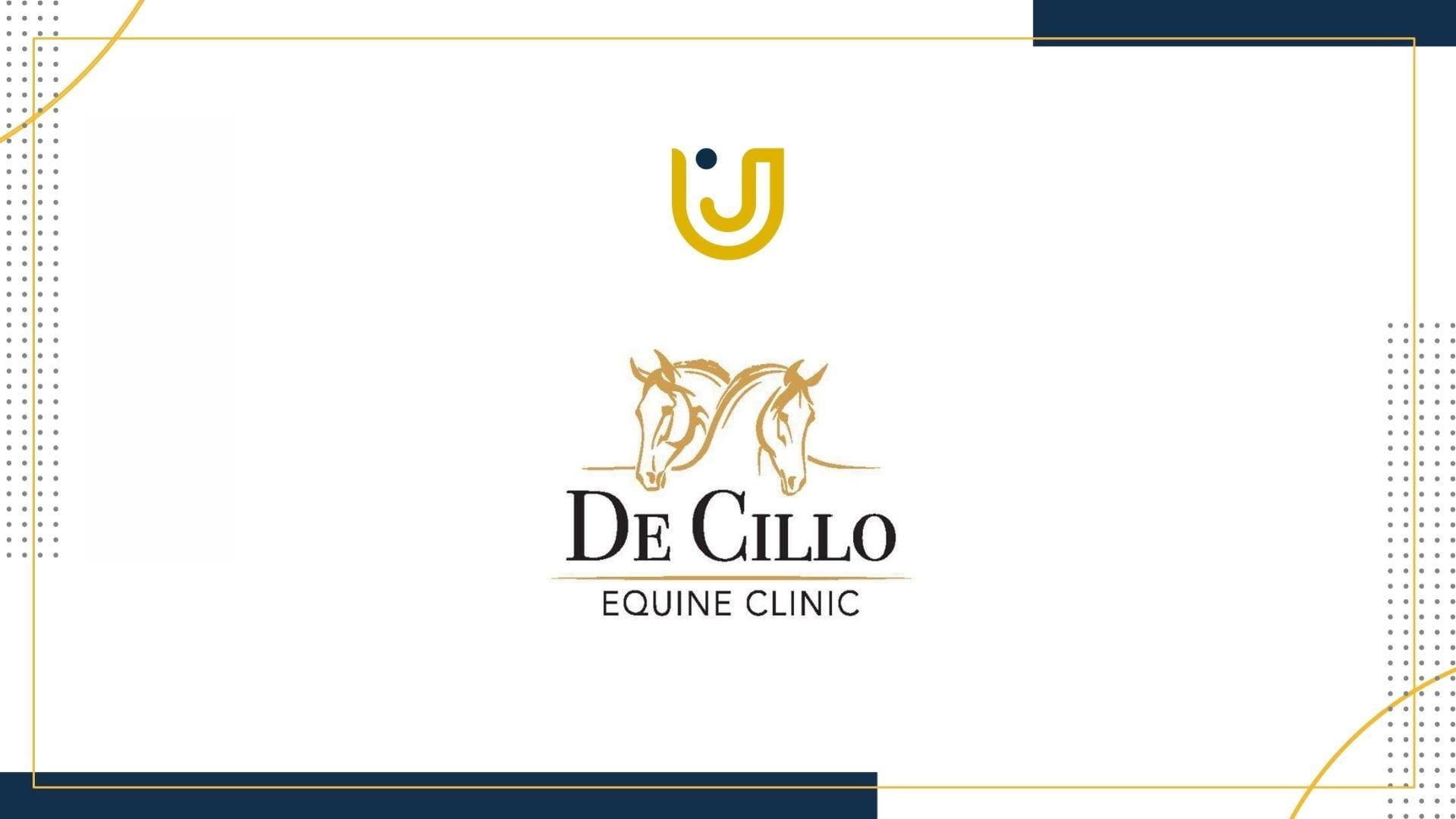 A imagem mostra o logo da clínica de equinos que tem parceria com o Grupo UniEduK.