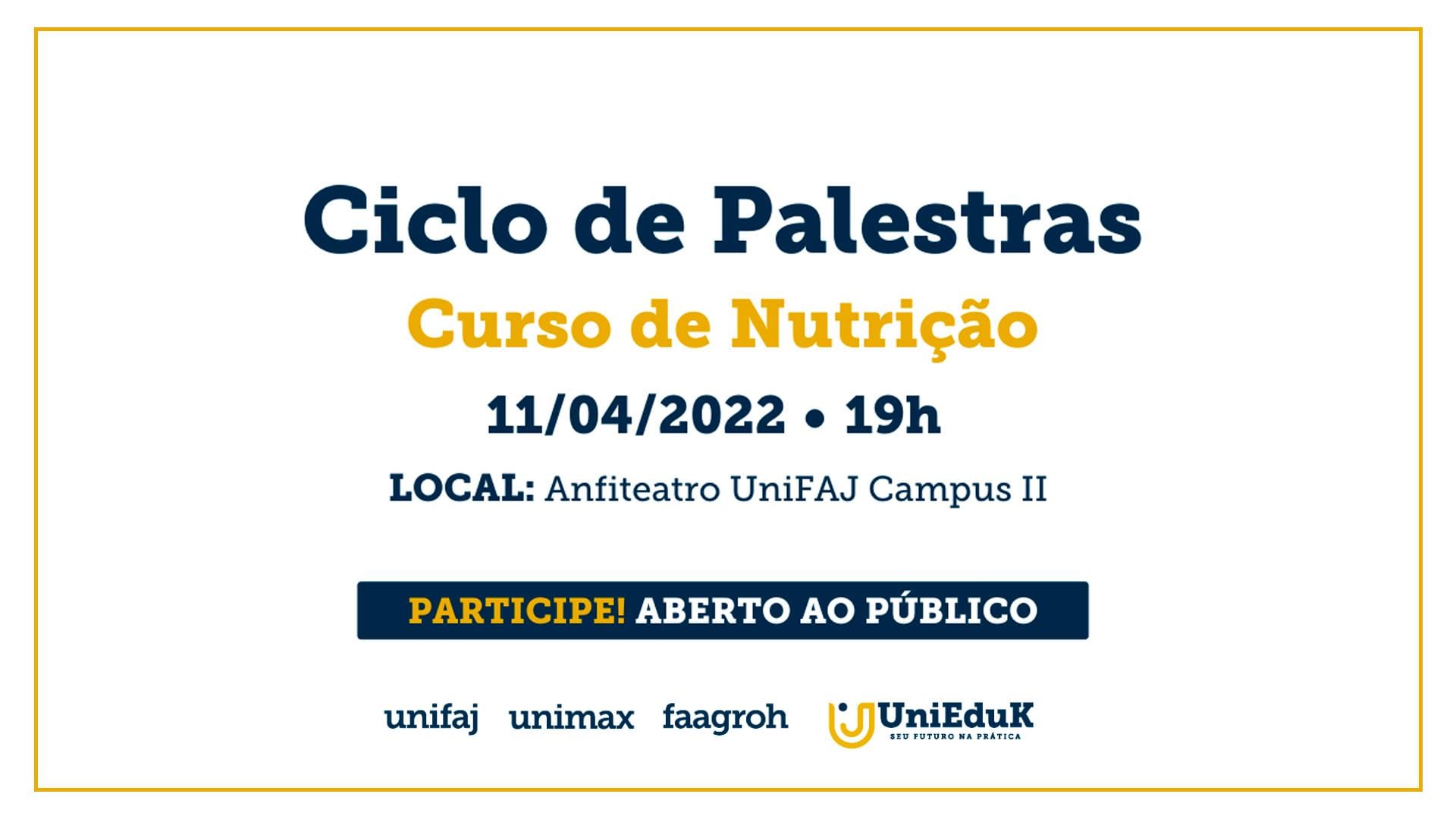 A imagem mostra as duas palestrantes do Ciclo de Palestras