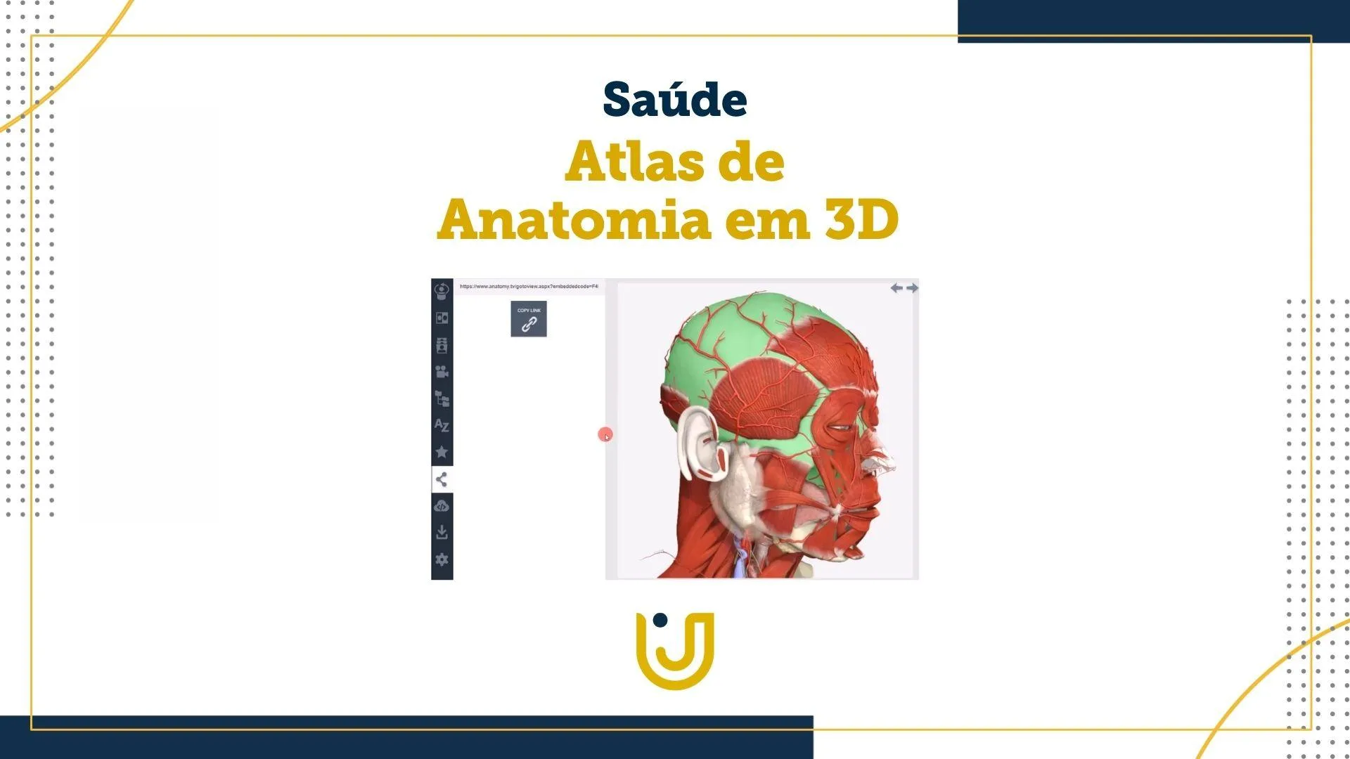 A imagem nos traz ilustrações sobre o Atlas de Anatomia em 3D adquirido para os cursos de Medicina e saúde do Grupo UniEduK.
