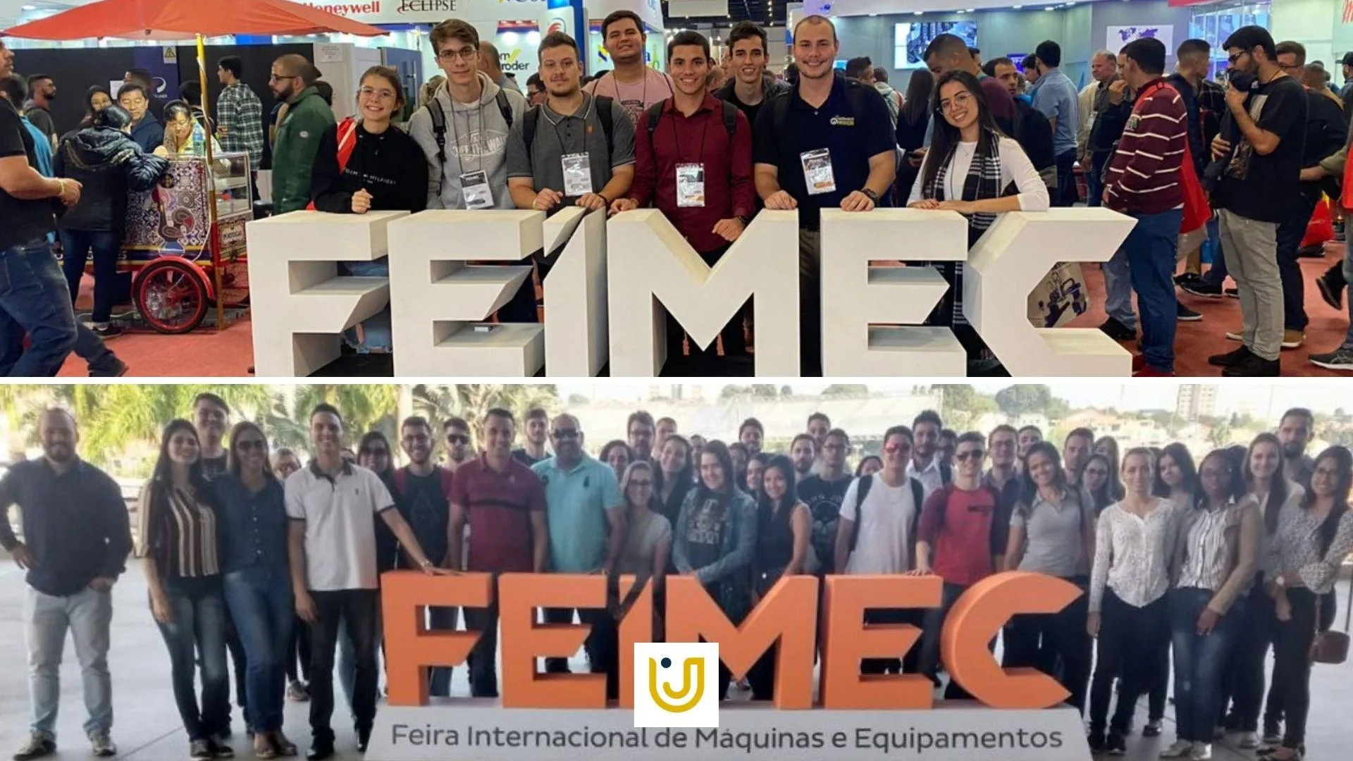 Os estudantes das Engenharias do Grupo UniEduK visitaram a FEIMEC em São Paulo promovida pela ABIMAQ