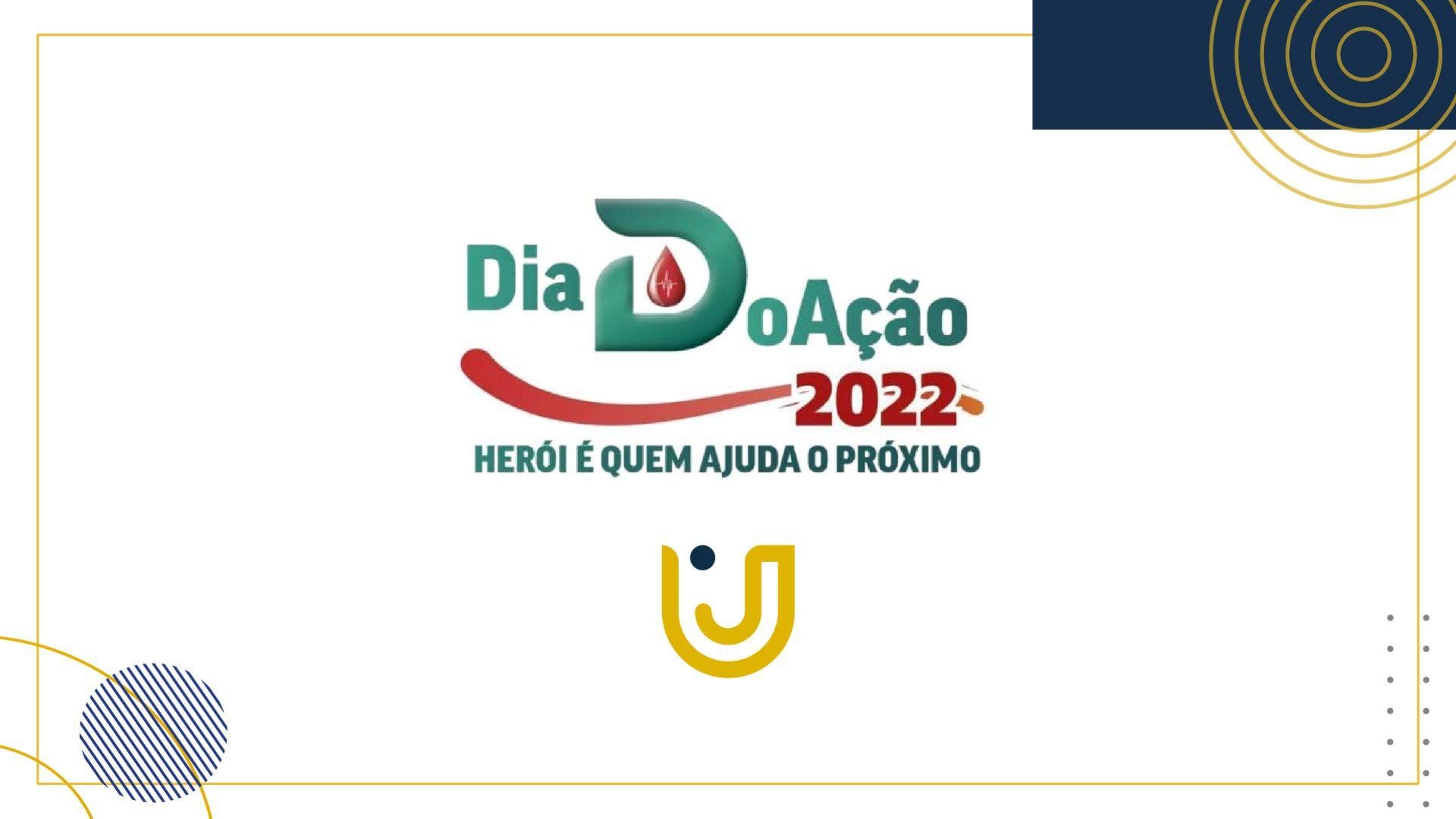 A arte mostra os logos da “Gincana do Bem”, do Dia D de doação, da Sociedade de Medicina e Cirurgia de Campinas (SMCC) e do Grupo UniEduK.